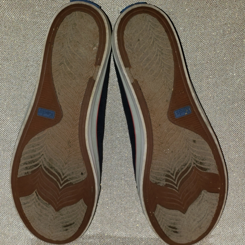 GUC Blue and Red Canvas Keds - Picture 8 of 8